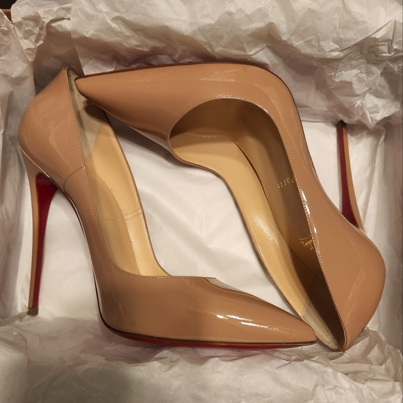 NUDE Christian Louboutin Pumps - Picture 1 of 9